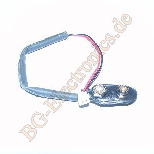 Battery-Clip for 9V-Block vertical